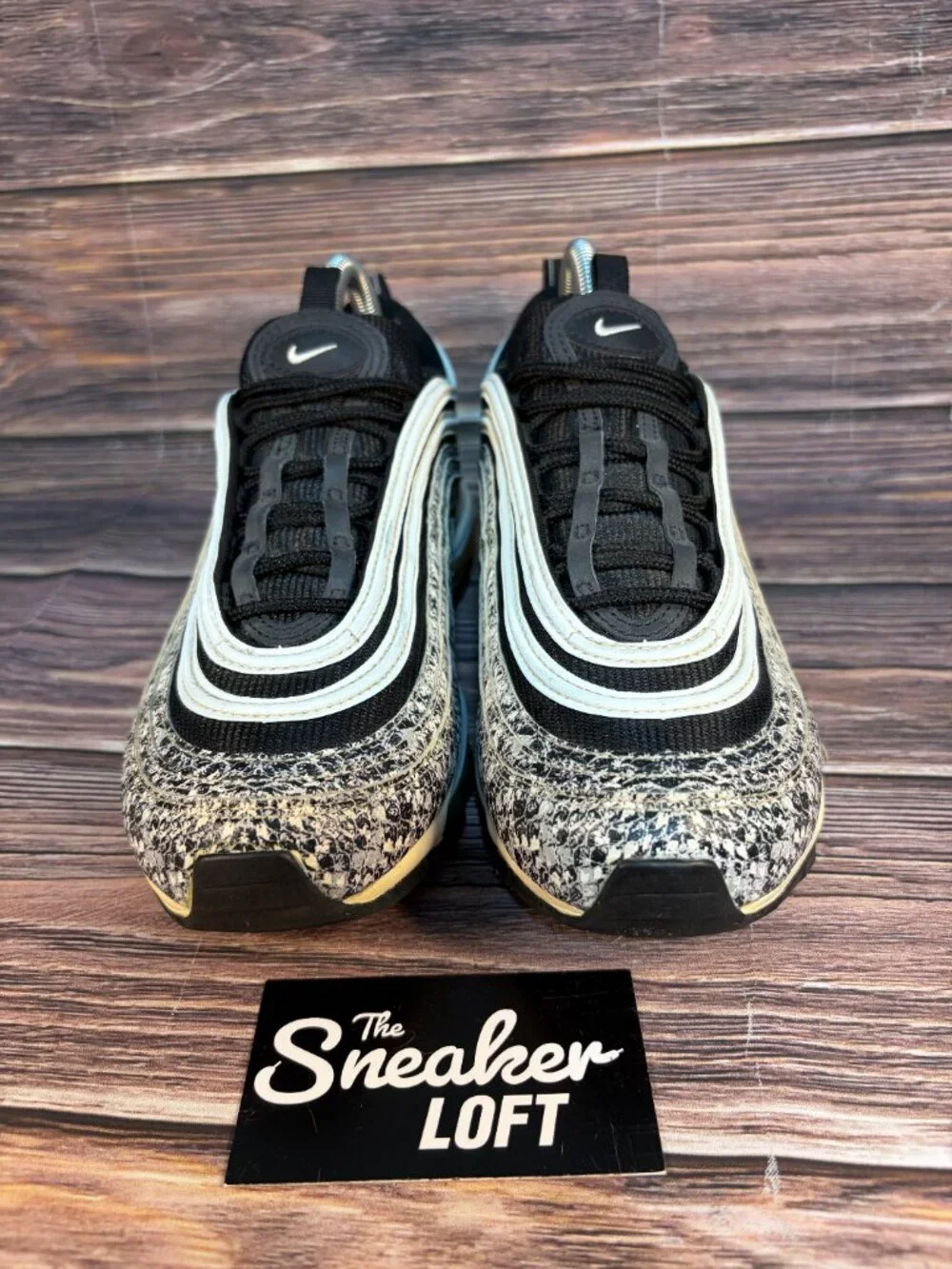 Nike Air Max 97 Cocoa Snake Women's Athletic Lace Up Shoes Size 8